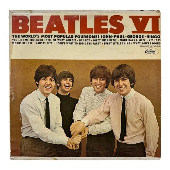 1965 Beatles VI Capitol T 2358 Mono Original Early LA Pressing Vintage - Picture 1 of 7